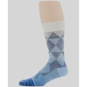 Perry Ellis Portfolio Men's Moisture-Wicking Diamond Space-Dyed Crew Socks new